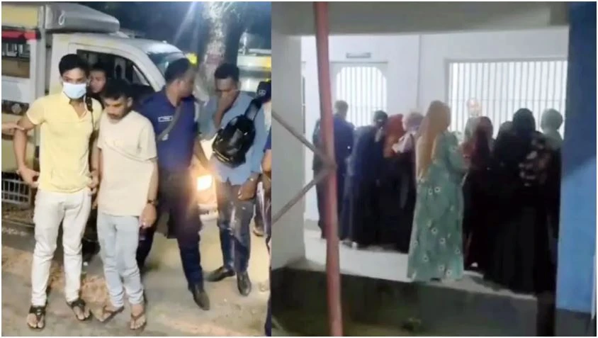 আবাসিক হোটেল থেকে ৯ নারীসহ আটক ২২ জন